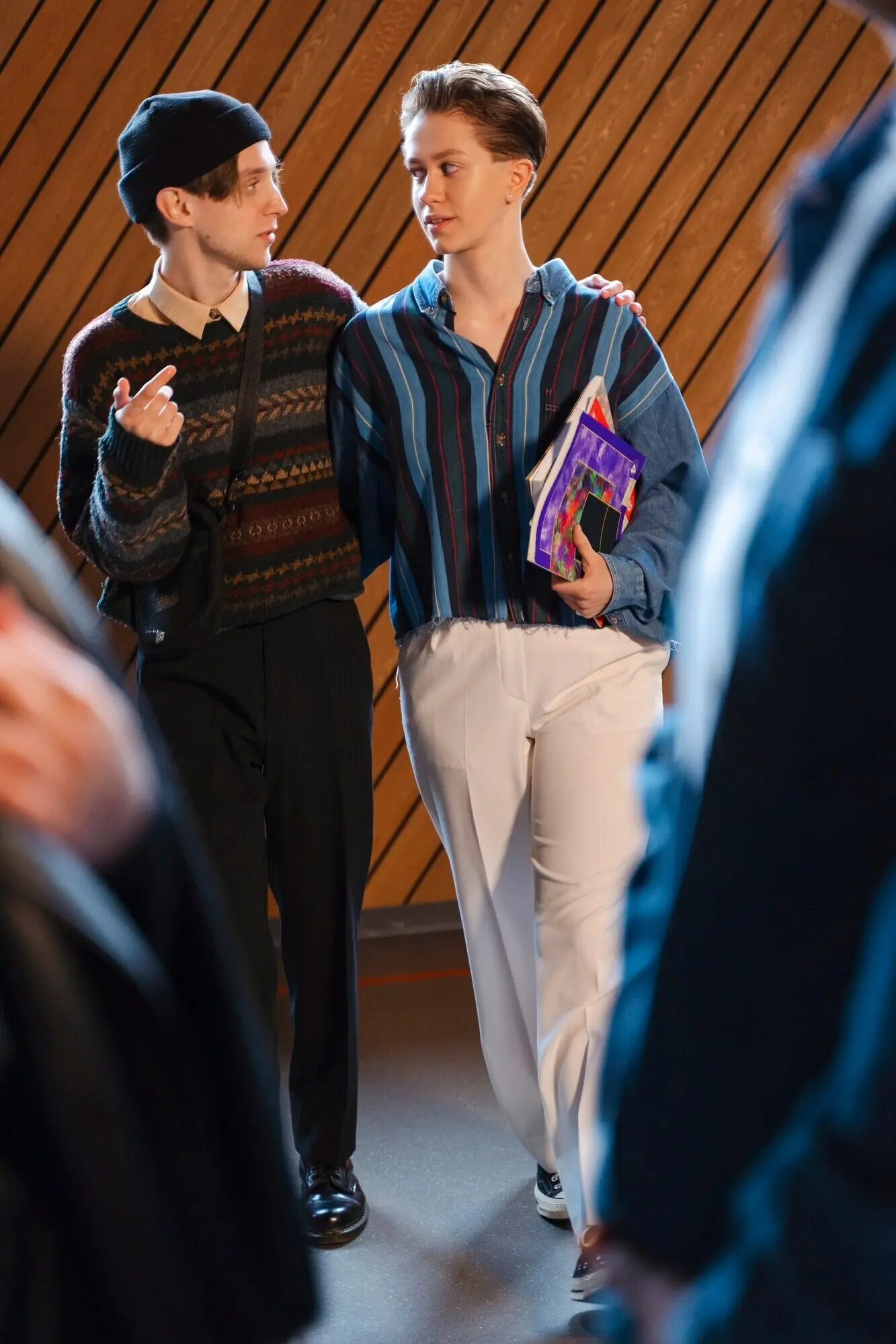 A school setting with queer teenagers.