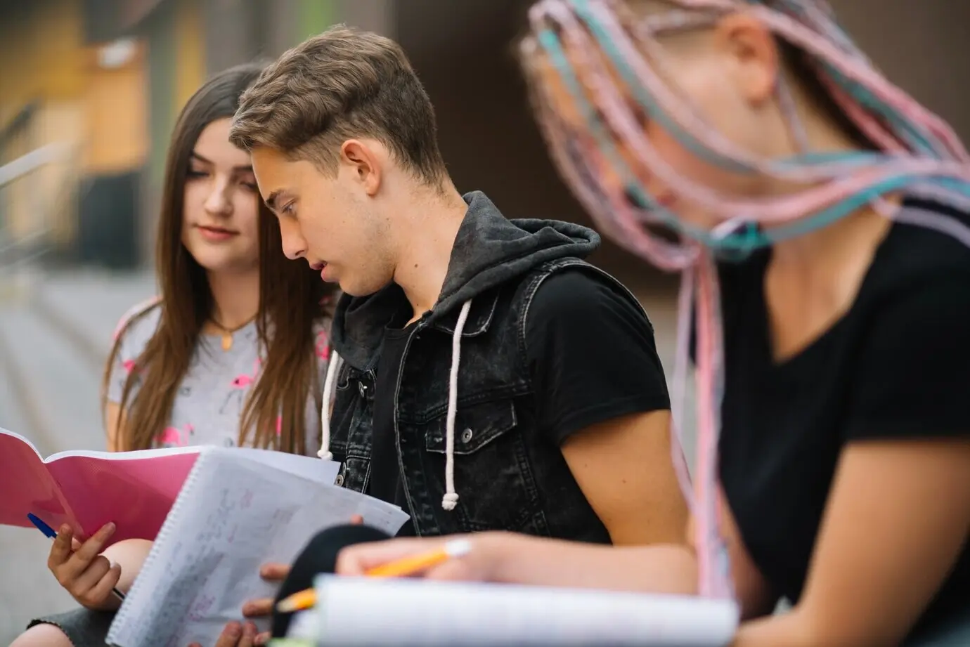 Group of students outdoors